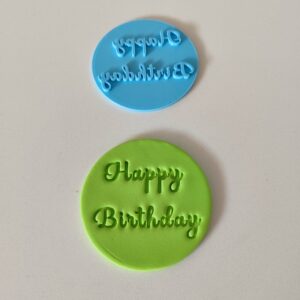 Happy birthday embosser