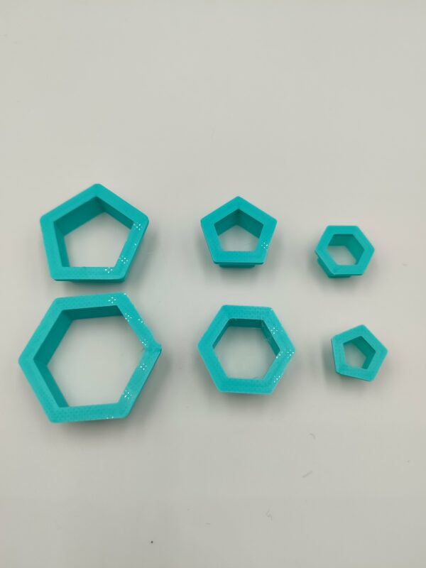 Hex and pentagon (made to size)