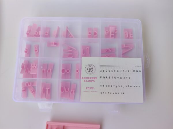 Alphabet stamps-font 2