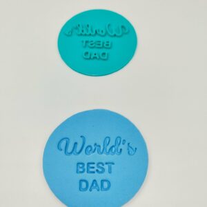 World's best dad embosser