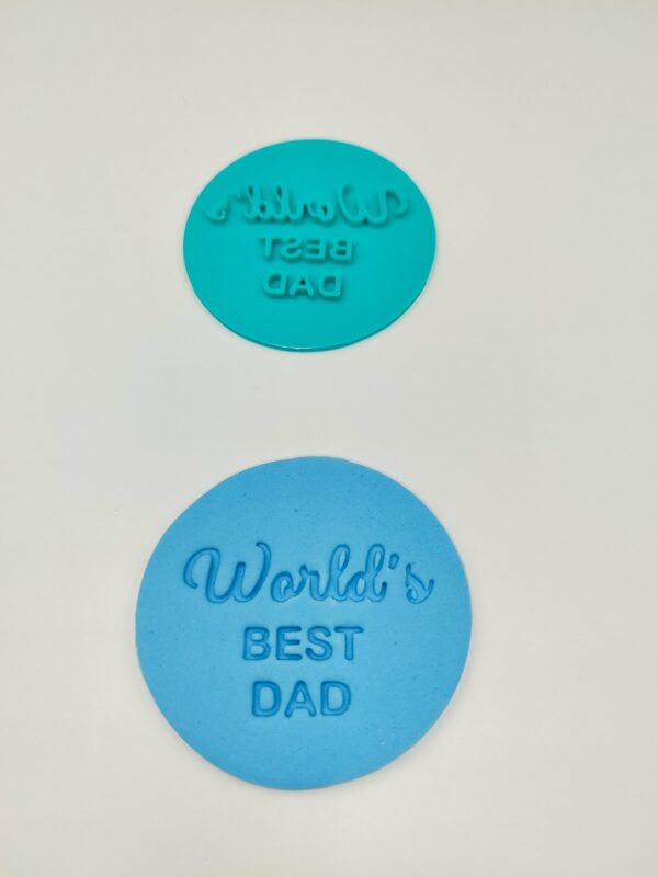 World's best dad embosser