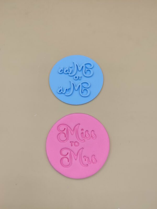 Miss to Mrs embosser