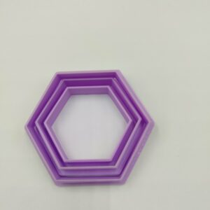 Hexagon cutters, cupcake set