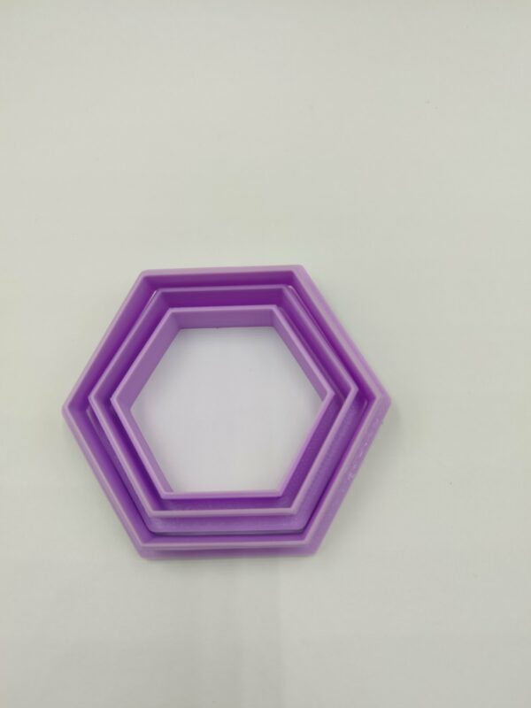 Hexagon cutters, cupcake set