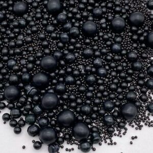 Black mixed size Pearls,80g