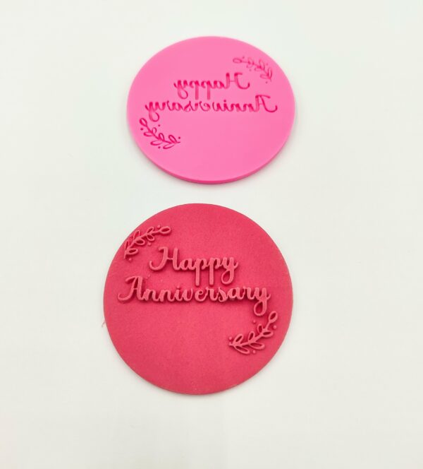 Happy Anniversary debosser