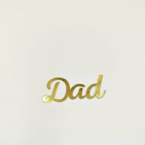 Dad mirror cardstock topper (set of 2)