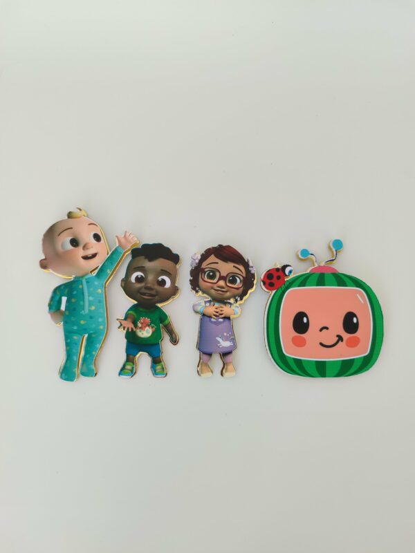Cocomelon cardstock toppers