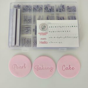 Alphabet stamps,font 3