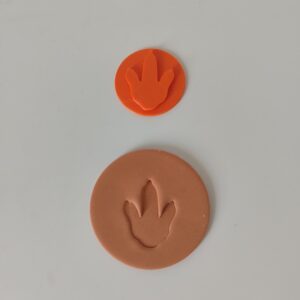 Dino Footprint embosser