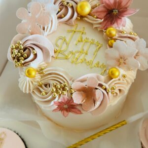 6cm Acrylic Happy birthday topper