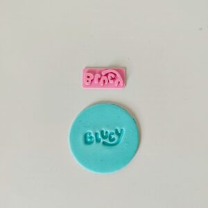 Bluey logo stamp