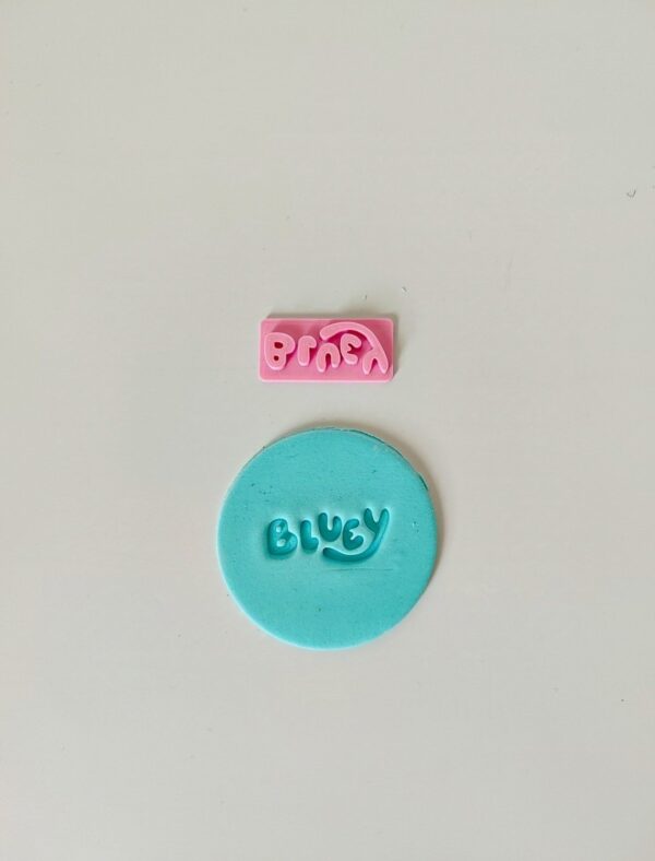 Bluey logo stamp