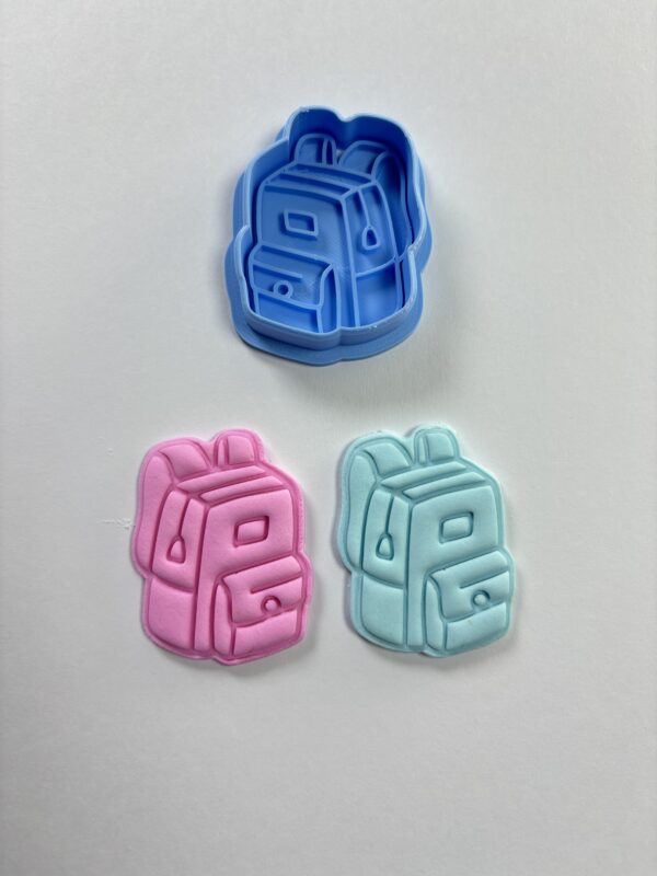 School bag,stamp + cutter