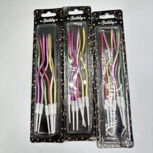 Candles,mixed colours