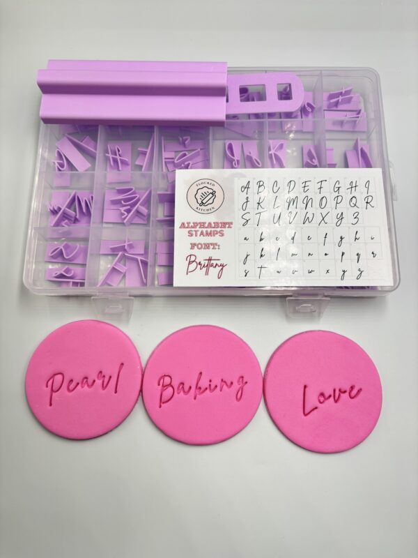 Alphabet stamps,font 4