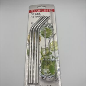 Steel straws,silver