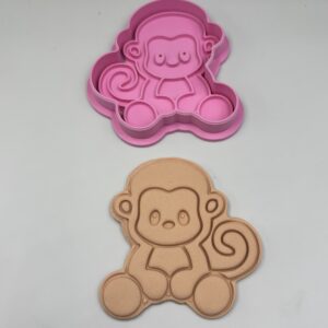 Baby monkey stamp