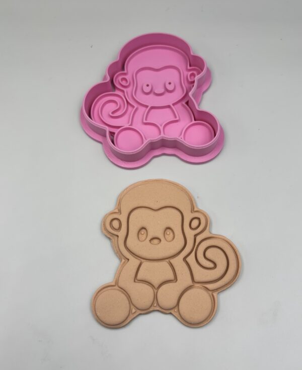 Baby monkey stamp