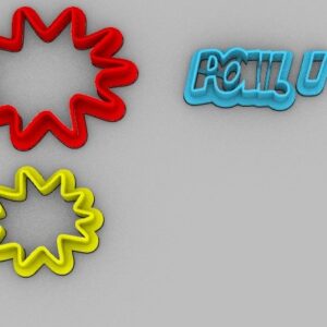 Pow- comic word