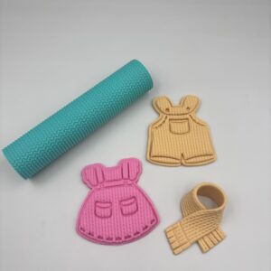 Stitch texture,mini rolling pin