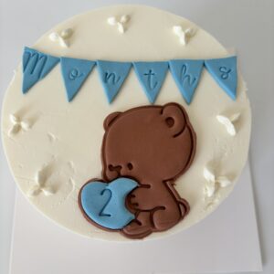 Bear holding heart,7cm