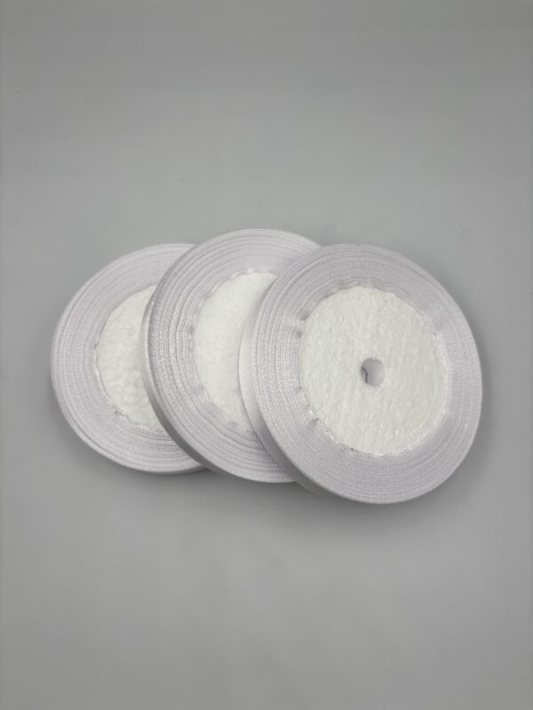 White satin ribbon,1.2cm thick