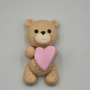 Bear- holding a pink heart
