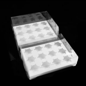 Clear 12 hole cupcake box
