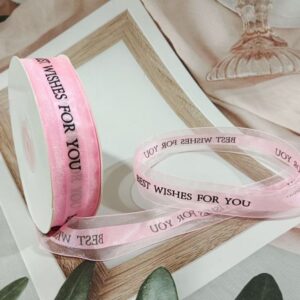 Best wishes for you, printed Ribbon