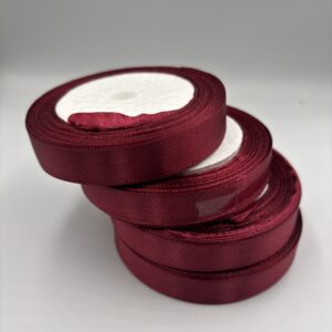 Burgundy 1.2cm thick ribbon