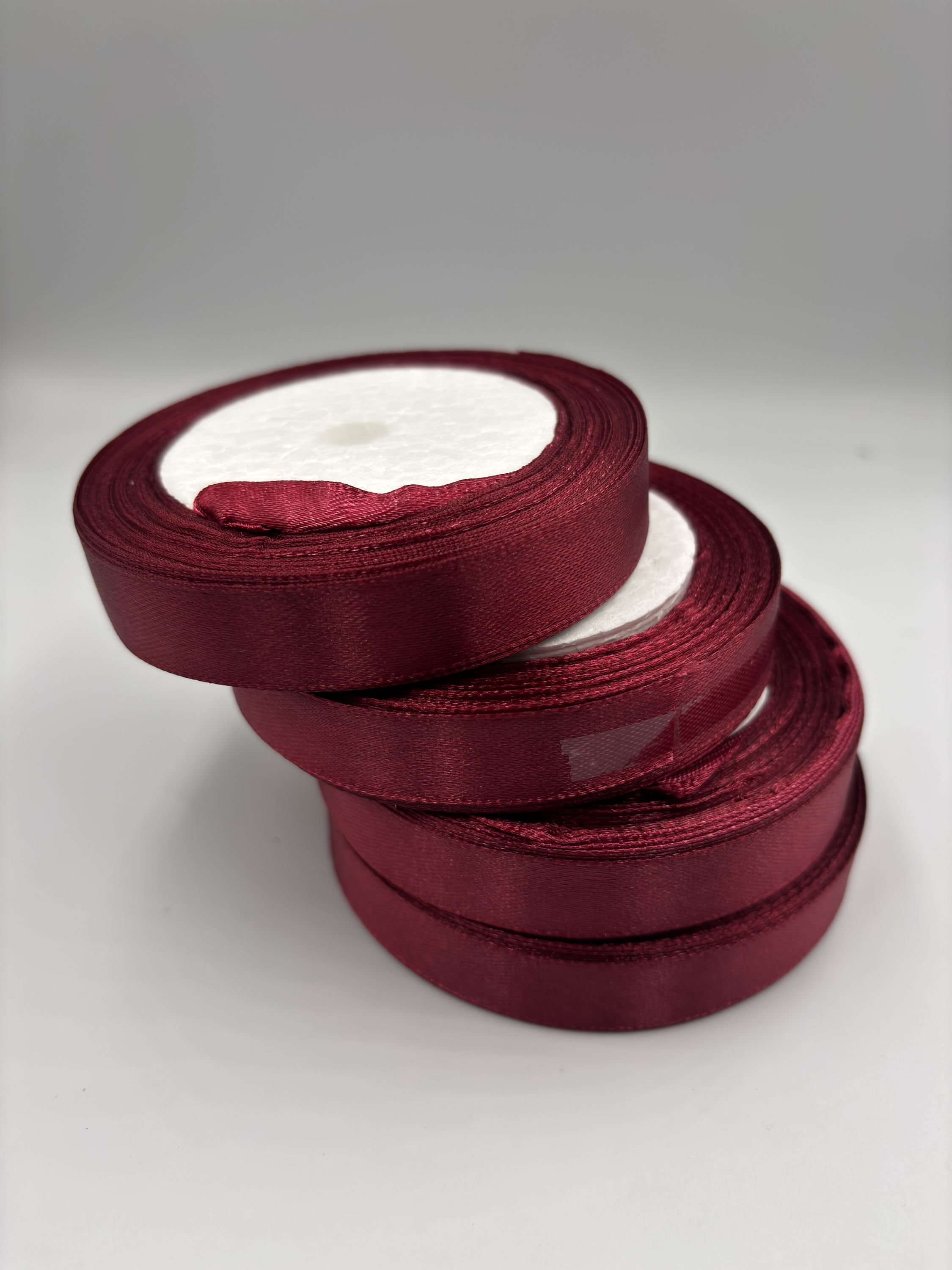 Burgundy 1.2cm thick ribbon