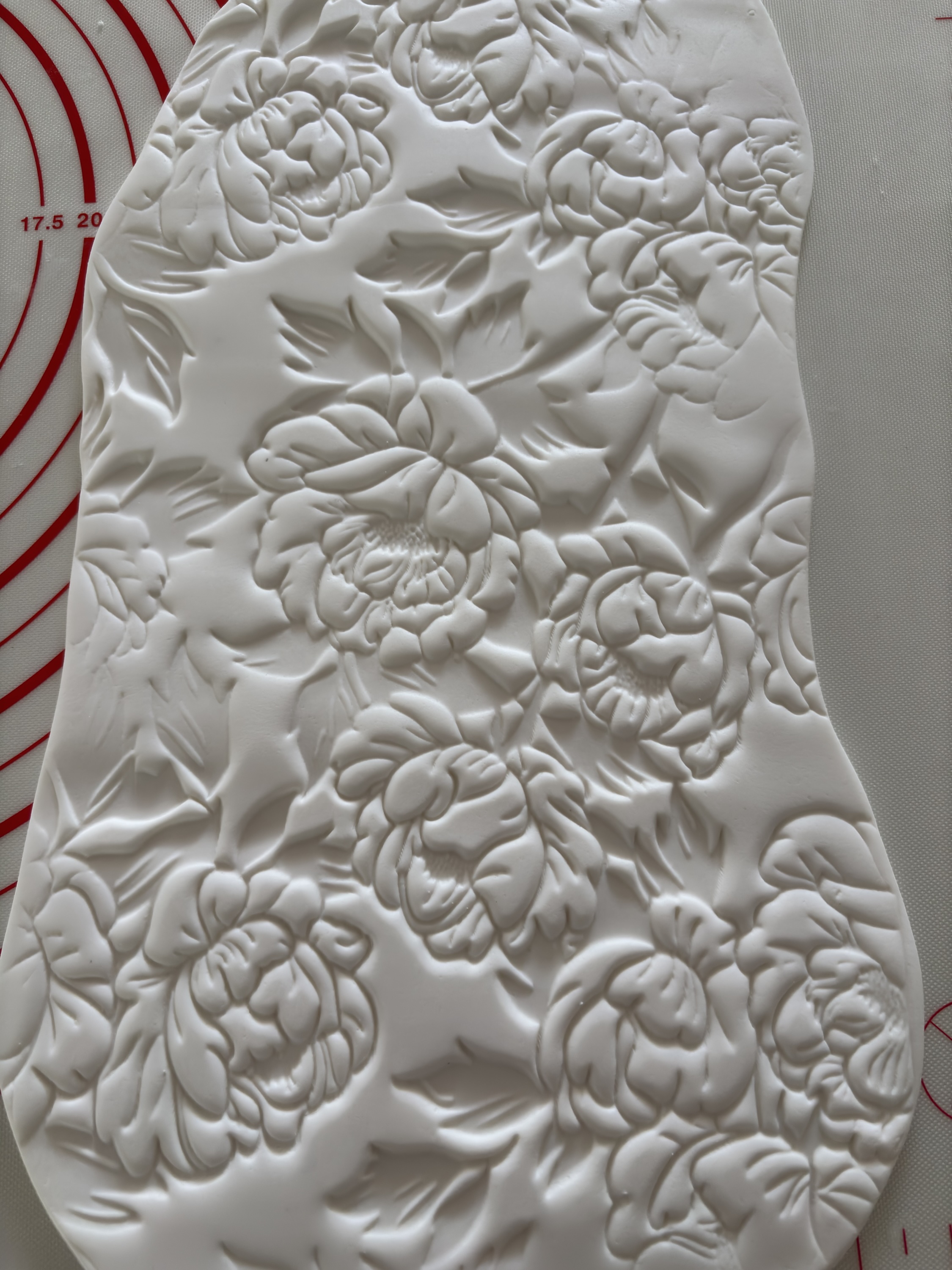 Peony flower,textured rolling pin - Image 2