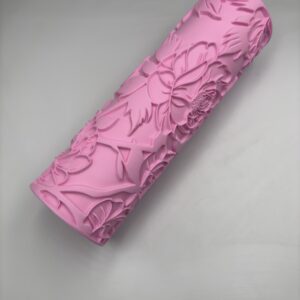 Peony flower,textured rolling pin