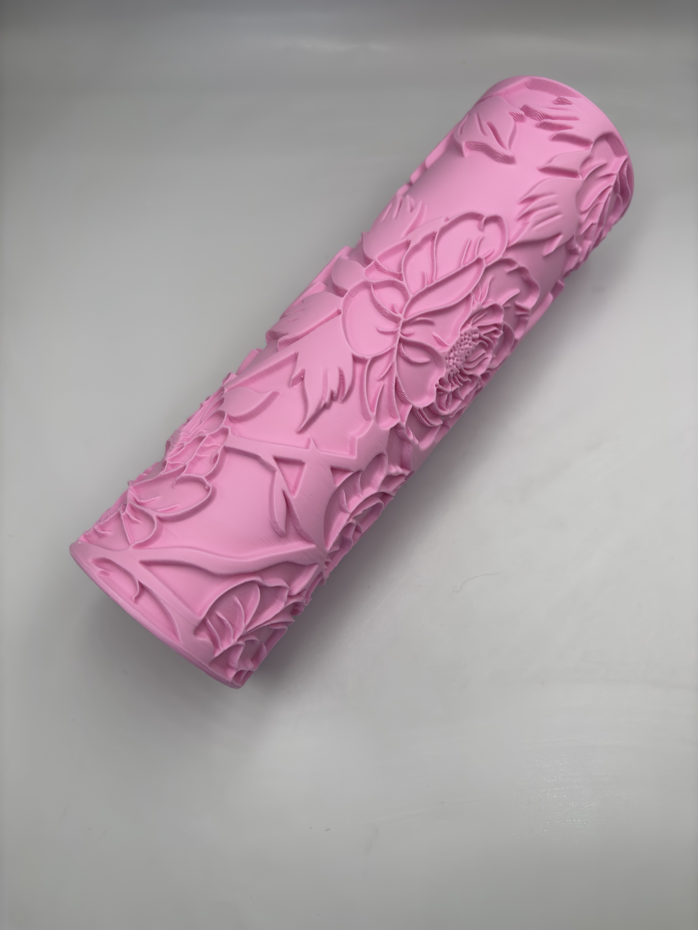 Peony flower,textured rolling pin